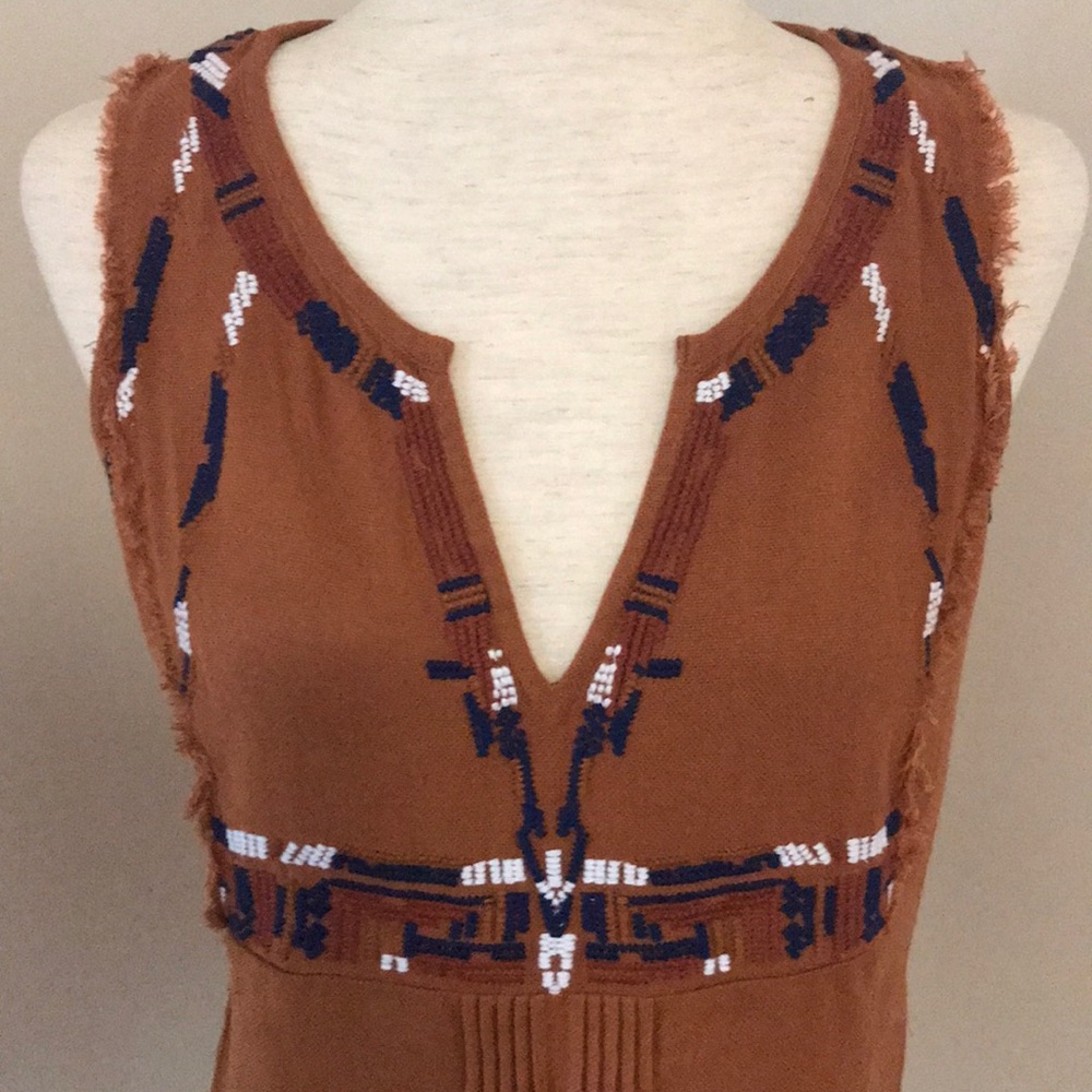 Lucky brand embroidered top